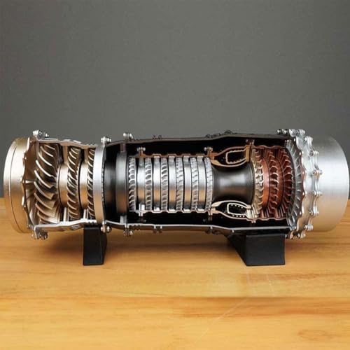 Turbofan - Kit di modellini di motore, montaggio fai da te, in metallo, per gli appassionati di apprendimento STEM e hobby