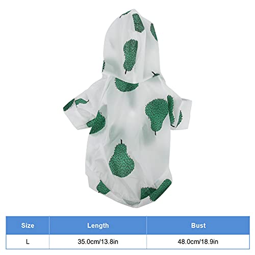 Moletom Com Capuz para Proteção Solar de Verão para Cães, Roupas de Verão para Cães, Roupas Confortá