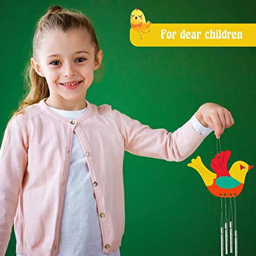 Bird Wooden Wind Chime Bird Wind Chime Wood Windchimes Outdoors Decorative Wooden Hanging Wind Chime For Kids Girls Boys Gifts Outdoor Garden Patio Balcony Arts And Crafts Decoration (16) #TOP4