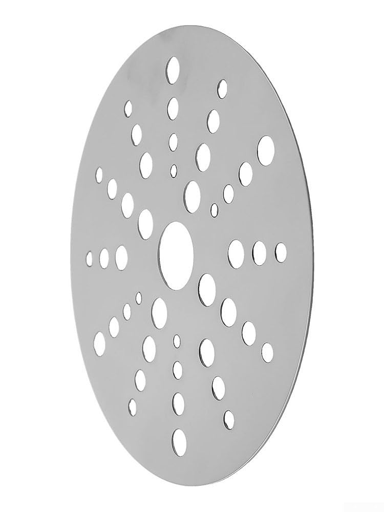 Placa adaptadora difusora de calor de acero inoxidable para uso en cocinas de inducción con ollas de vidrio y otros utensilios de cocina no magnéticos para una transferencia de calor uniforme (19,8 cm — view 5