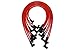 A-Team Performance Spark Plug Wire Set High Performance Fits Small Block Chevrolet Chevy GM 283 305 307 327 350 400 Red Silicone 8.0mm