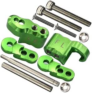 GPM Aluminum Front Adjustable Shock Mount For Traxxas X-Maxx – 1 Set (Green)