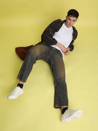 Image of BENE KLEED Men Tinted Light Fade Pure Cotton Jeans