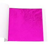 KINNO Gold Leaf Sheets Hot Pink 100 PCS, 3.15 by...