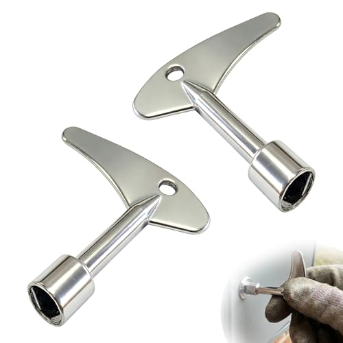 tiyiyok 2 Pièces Clé Triangle, Clé Triangulaire, Clé Pompier, Utilisé pour les...