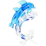 Ornements dauphins en verre – une fabrication exceptionnelle garantit des détails délicats, à la fois pratiques et décoratifs pour la maison