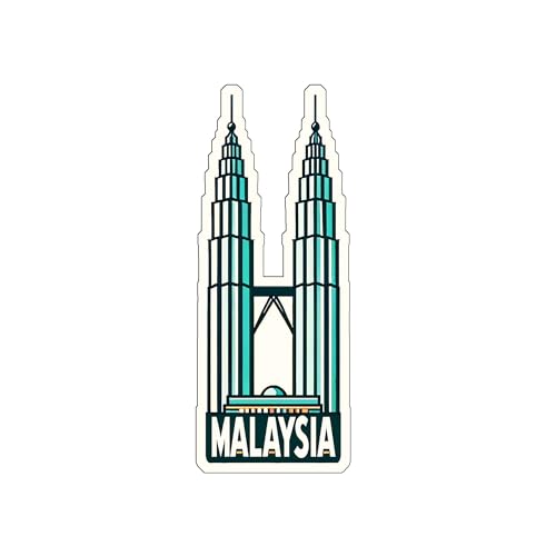 Vagabond Heart Malaysia Sticker Petronas Twin Towers Decal