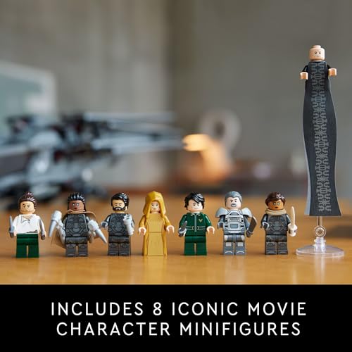Image of LEGO Icons Dune Atreides Royal Ornithopter 10327, Collectible Dune Inspired Model for Build and Display, Adult Gift Idea for Sci-Fi Movie Fans, 8 Dune Minifigures