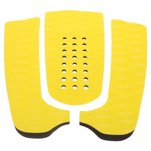 KICHOUSE 1 Set Surfboard Traction Mats Non-Slip Tail Pads for Deck Grip Adhesive Back