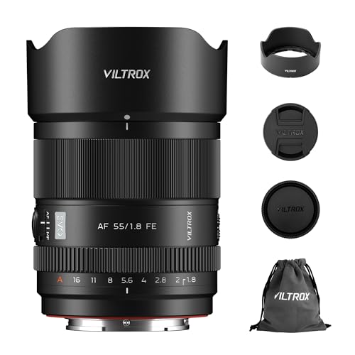 Image of VILTROX AF 55mm F1.8 EVO APO FE Lens for Sony E-Mount, 55mm f /1.8 Large Aperture STM Autofocus Full Frame Prime Lens for Sony a7IV a7CII a7RV a7S III ZV-E10 II ZV-E10 a6700 a6400 a7iii a9 ZVE1 A1