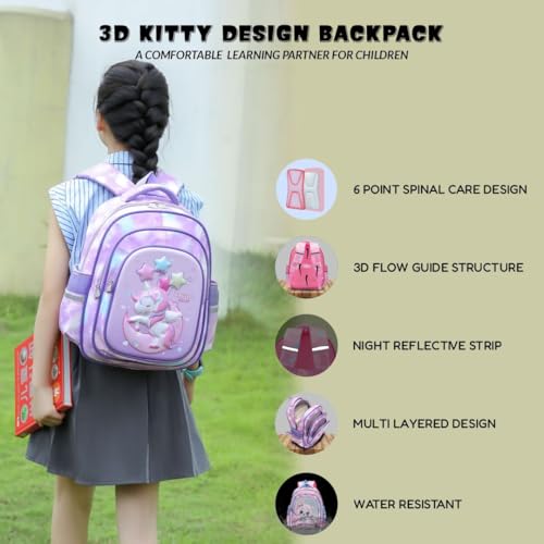 Image of Elios 3D Design Kids School Bag for Kids Age 3 to 6, Preschool Nursery and Grade 1 to 3 | Bags for Boys | Backpack for Girls | Picnic, Travel |Birthday, Diwali, Gifts for Kids