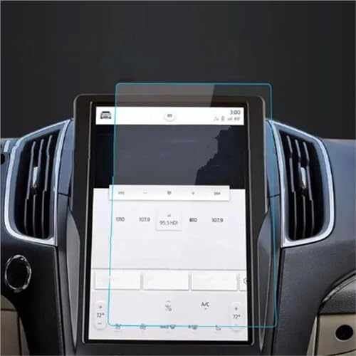 Verre trempé voiture Edge 12 pouces ultra résistant anti-rayures pour GPS