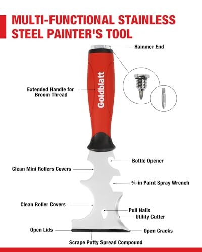 Goldblatt Drywall Hand Tool Kit - Stainless Steel Joint Knife, Taping Knives thumb #1