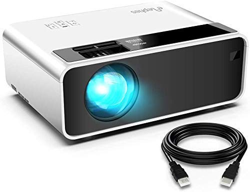 WiFi Projector, ELEPHAS 2020 WiFi Mini Projector with Synchronize Smartphone Screen, 1080P HD Portable Projector with 4600 Lux