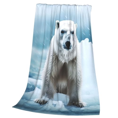 Couverture micro polaire 203x152 cm - Plaid peluche chaud de chambre