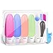 Travel Bottles , Wedama Leakproof Silicone Travel Containers with 6 Pcs TSA Approved Squeezable 3/2oz Travel Bottles & Accessories for Cosmetic Shampoo Conditioner Lotion Soap Liquids Toiletries
