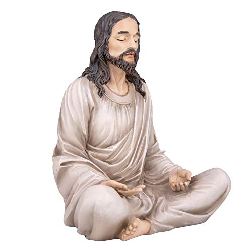 Estatua de Jesús 12 pulgadas Natural para Meditación