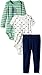 Carter's Baby Boys 3 Pc Back Art 126g342, Green, 6 Months