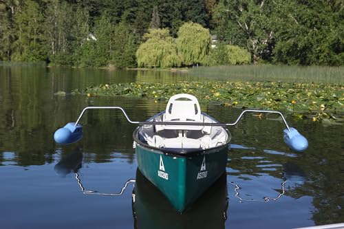 GIGACRAFT Canoe Outrigger Floats Package Adjustable Polyethylene Stabilizer Pontoons for Fishing Kayak and Canoes (Canoe Mount)