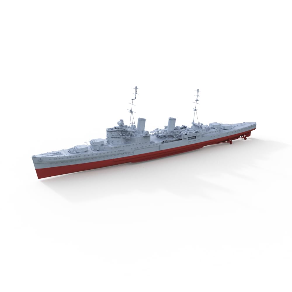 MRY-SFW SSC700604S 1/700 zestaw do budowy modelu wojskowego HMS SOUTHAMPTON klasa miejska lekki krążownik pełny kadłub