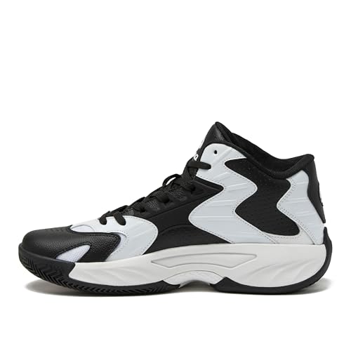 Image of SHAQ Devastator High Top Basketball Shoes for Men, Indoor or Outdoor Court Basketball Mens Sneakers - Black, White, Green, Blue, Orange or Red Size 8 to 15