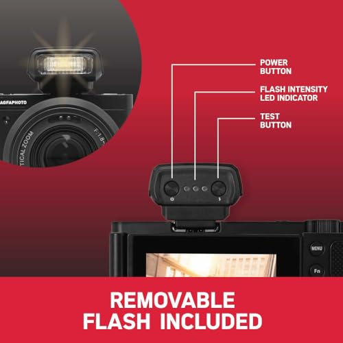 Agfaphoto C130 1/2.8'' Fotocamera Compatta 24 Mp Cmos 3840 X 2160 Pixel Nero - 7