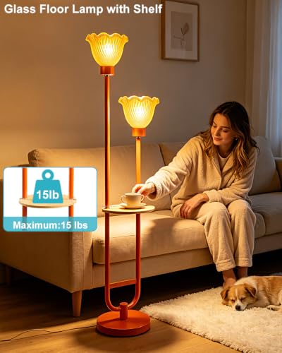 Image of Lightdot Globe Floor Lamp with LED Bulbs Included, Dimmable Floor Lamps,Unique Modern Standing Tall Lamp for Bedroom Living Room /Sofa Beside /Corner Decor-Gold