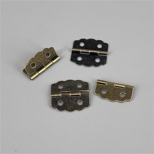 Mini charnières en bronze pour restaurer une boîte à bijoux ancienne
