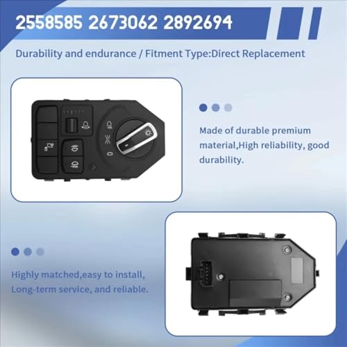 Control de interruptor de faros delanteros LHD módulo conmutador para camiones 6