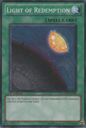 Amazon.com: YU-GI-OH! - Light of Redemption (SDCR-EN027) - Structure Deck:  Cyber Dragon Revolution - 1st Edition