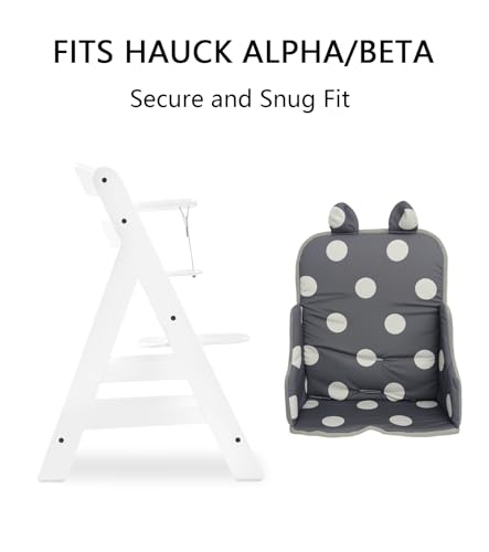 Coussin de chaise haute Hauck Alpha Beta lavable pour simplifier les repas - 4