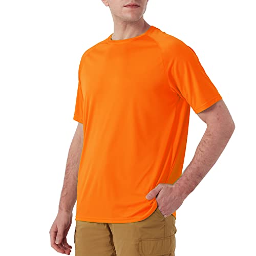 Men's UPF 50+ Rash Guard Swim Shirt Short Sleeve Moisture Wicking Quick Dry Lightweight Wrinkle-Resistant3