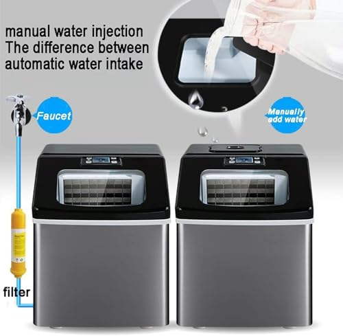 Fabricadora de hielo portátil para encimera de 66LB/24H miniatura 6