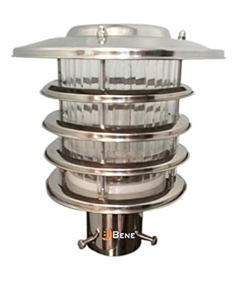 BENE S.Steel Zauber Garden Light - Silver, 20 Cms(wired_electric)