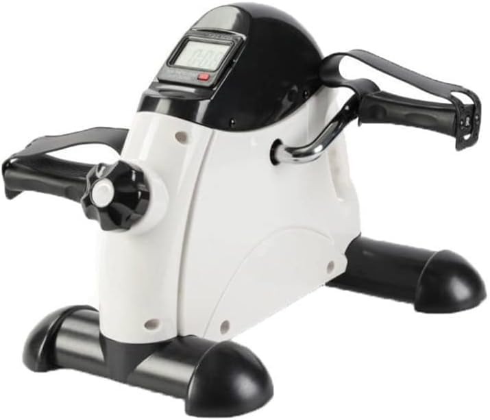 Home Pedal Exerciser Under met LCD-schermen, compacte hometrainer onder bureaufiets Pedaaltrainer, arm- en beenrevalidatiemachine