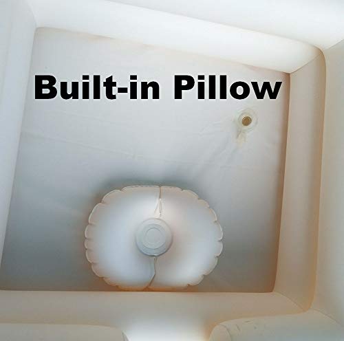 Inflatable Shampoo Bowl With Overhead Shower And Water Bag 4 Gallons (30Lbs), Portable Shampoo Basin For Bedside For Elderly, Disabled, Pregnant, Injured, Bedridden, Handicapped, Wash Hair In Bed #TOP4