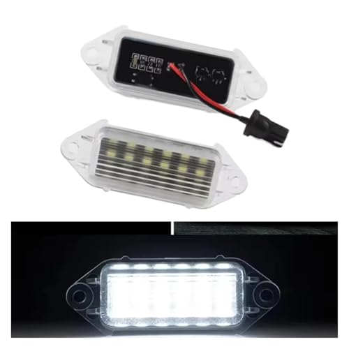 Evita multas con luces de matrícula LED de 12V para Lancer y Evolution X 2