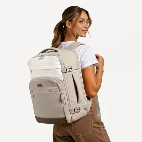 Mochila de viaje 40L para mujer y hombre, aprobada para vuelo miniatura 2