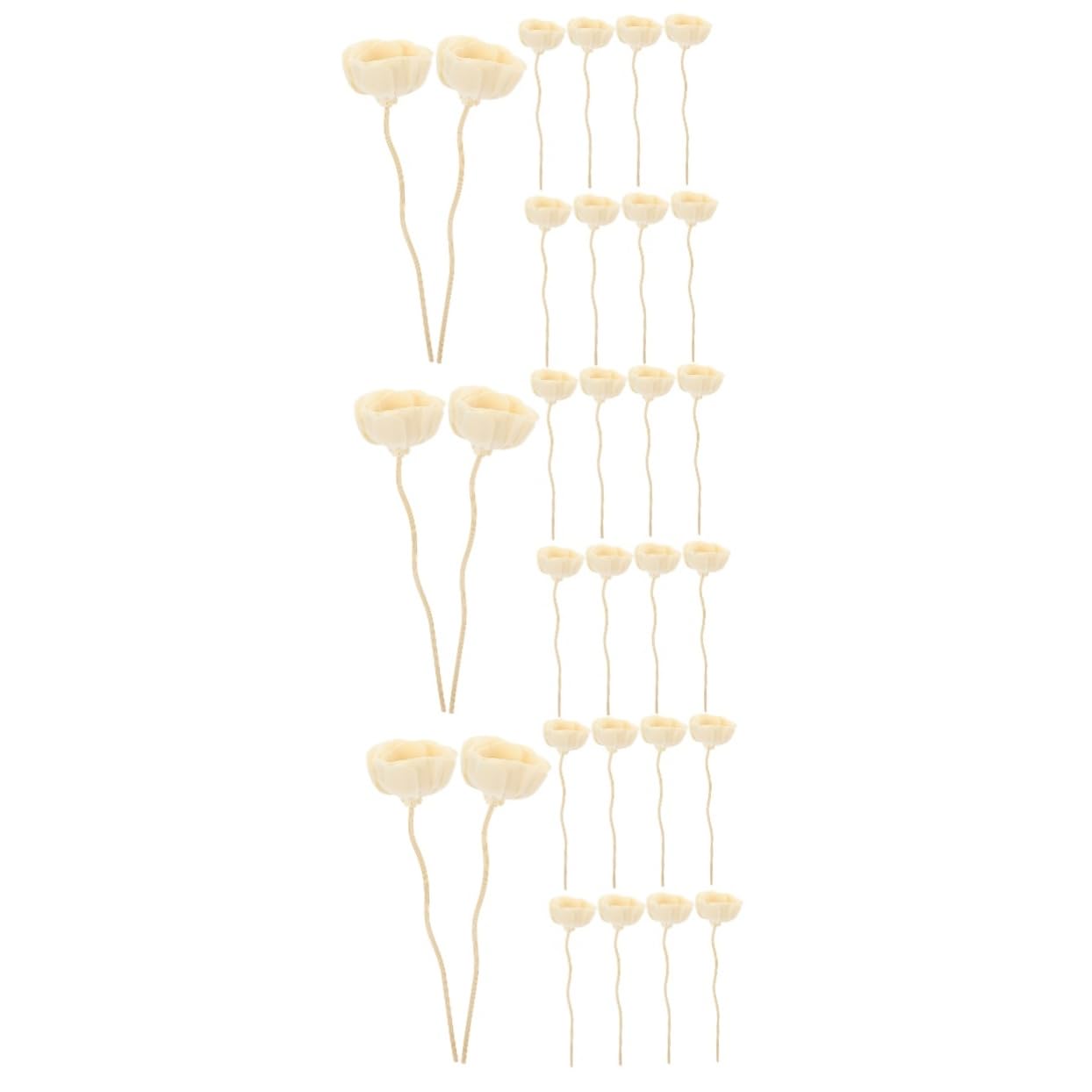 ULTECHNOVO 30piezas Varillas Difusoras De Flores para Decoración del para Aromaterapia y Acogedores