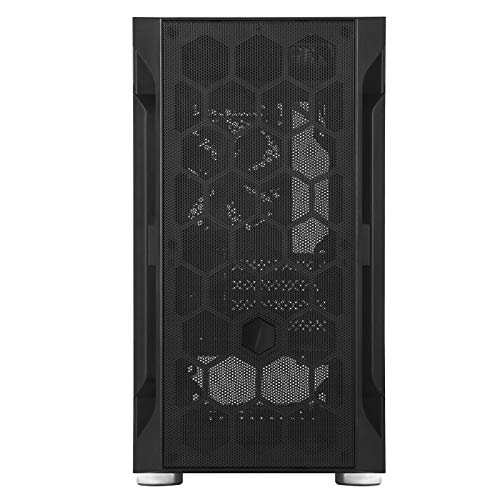Image of Silverstone Technology FARA H1M Tempered Glass, Black, Mid-Tower Micro-ATX Case with Mini-DTX and Mini-ITX Support, SST-FAH1MB-G
