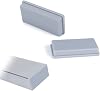 Muzata HT10 HT14 Stainless Steel Flat Handrail Accessories - 2Pack Handrail End Cap Universal Gray Nylon, HA12 GNN