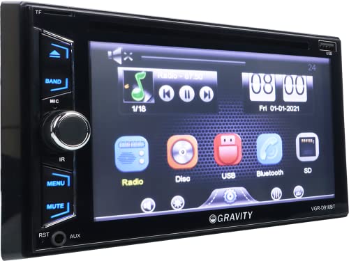 Gravity D910BT Radio Para Auto Double Din 6.2" Pantalla miniatura 5