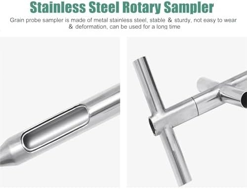 Sonda de muestreo de 32 mm con punta afilada para polvos 3