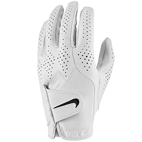 nike mens tour classic iv left hand white golf glove