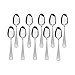 Gourmet Basics by Mikasa 5199212 Satin Symmetry Stainless Steel Teaspoon, Set of 10