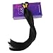 Produktbild LaaVoo 18zoll/45cm Remy Pre Bonded I Tip Hair Extensions Tiefschwarz #1 Fusion Haarverlangerung Echthaar Extension Bondings 50G/50S