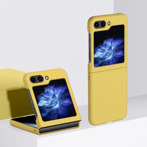 ケース Galaxy Z Flip5,手帳型 折り畳み 薄型PC 超軽量 人気 プラスチック つや消しの表面 レンズ保護 ストラップ ワイヤレス充電サポート おしゃれ かわいい スタンド フリップ 磁気防止 取り外し ポケット 耐衝撃 財布型カバー、面白い