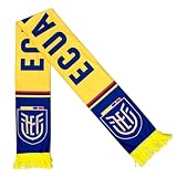 ISFIBA World Cup 2026 Soccer Scarf – 48 Teams All Teams Double-Sided Print Knit Fan Scarf Unisex (Ecuador)