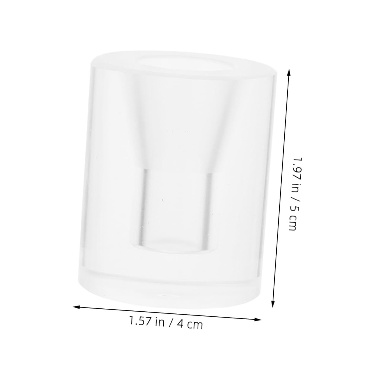 Luxshiny 2Pcs Acrylic Ice Cream Cone Holder Stand Versatile Display Rack for Desserts for Parties and Events Design for and Cone Presentation