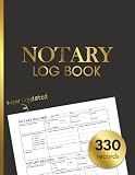 Notary Log Book: Notary Public Record Book, Notary Book Journal, Notaria Act Log Sheets, Notary Record Template Notebook